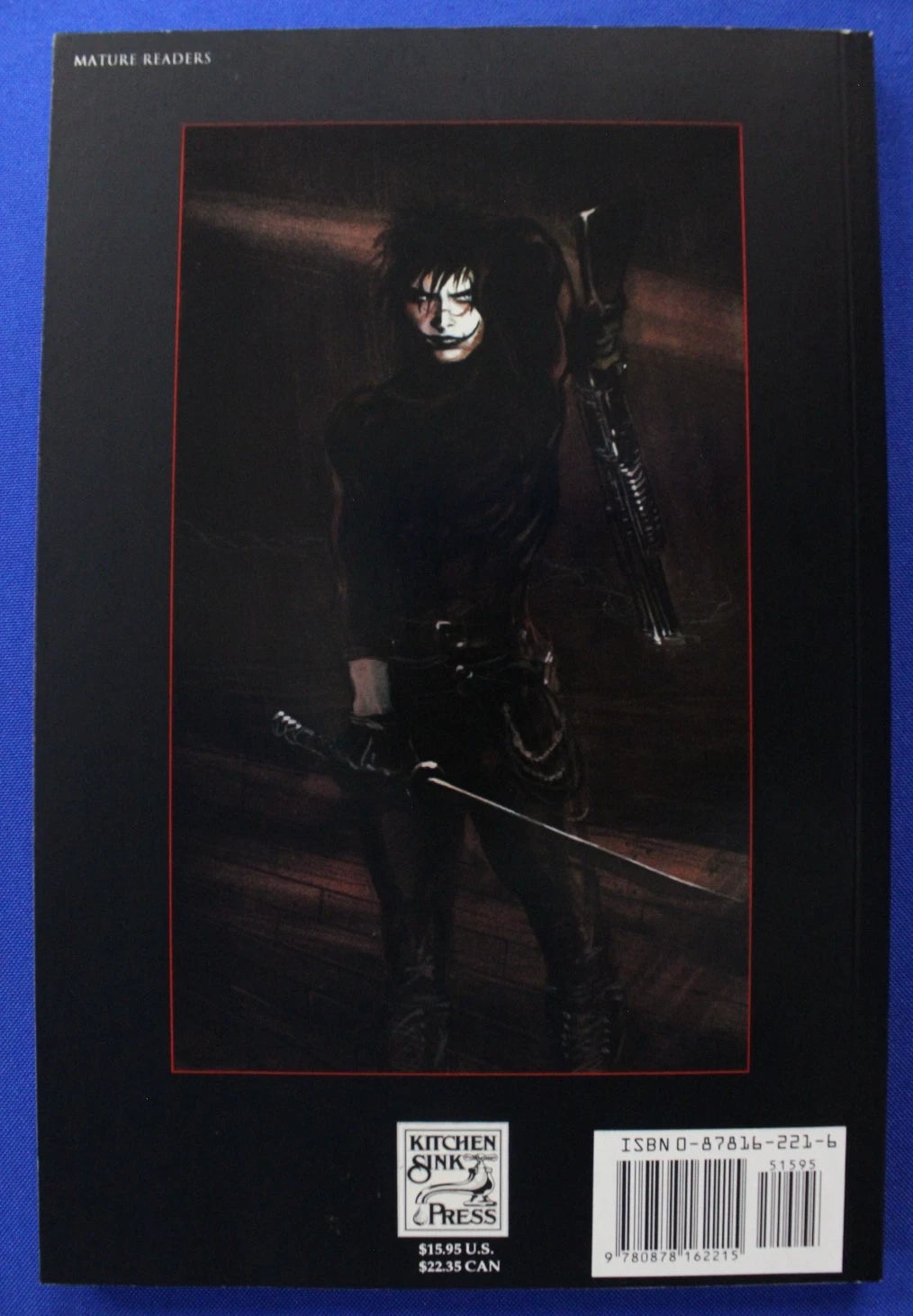 The Crow TPB Graphic Novel 5th Print SIGNED by J. O'Barr w/COA