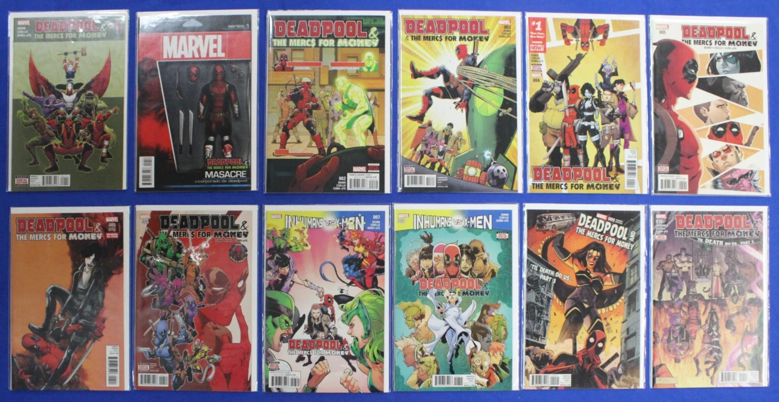 Deadpool & The Mercs for Money #1-10 + Extras Complete Set VF/NM