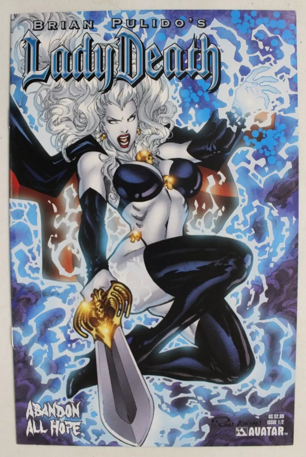 Lady Death: Abandon All Hope #½ & #1-4 w/ Foil Covers and COAs