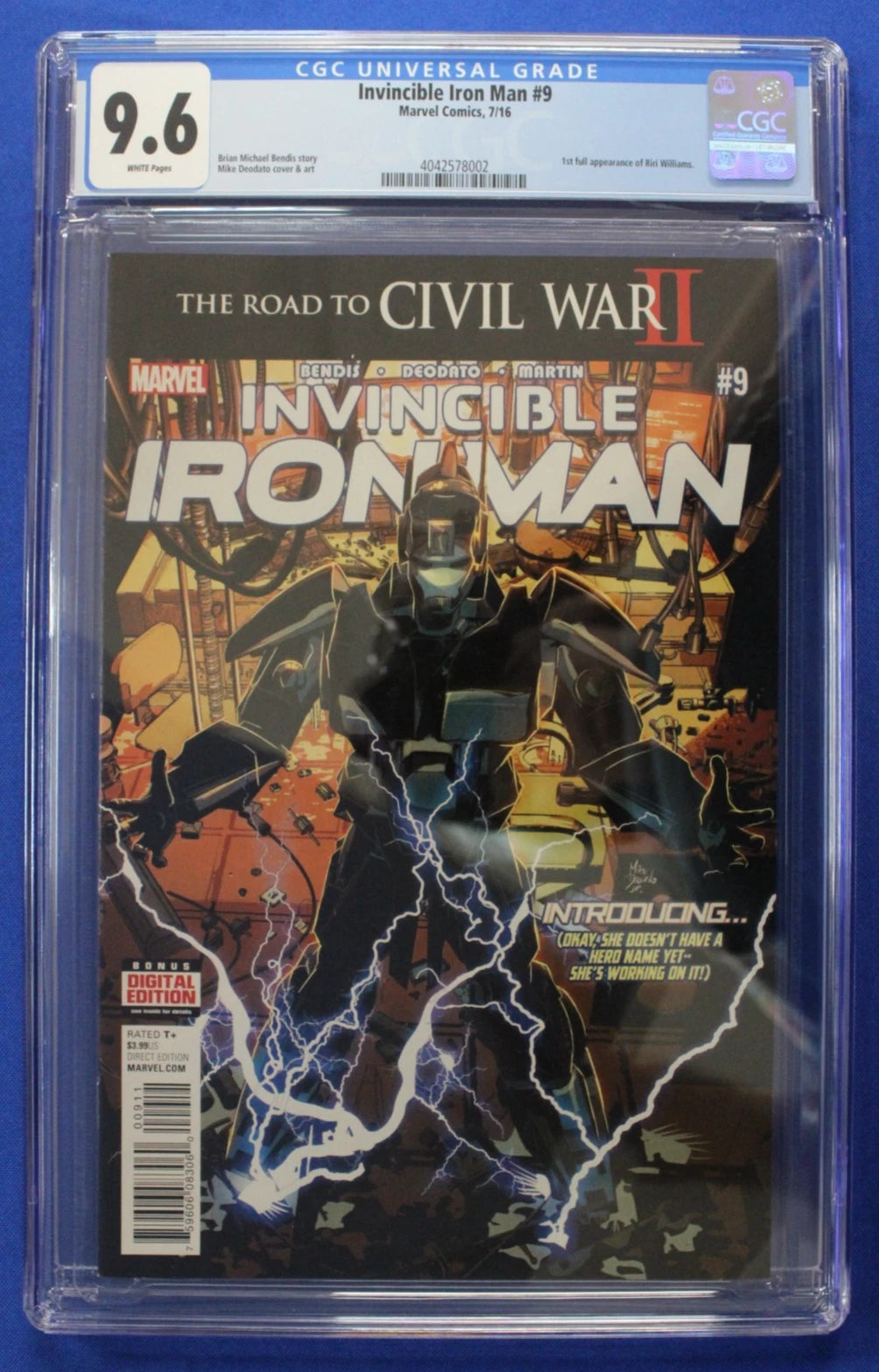 Invincible Iron Man #9 1st Printing CGC 9.6 NM+