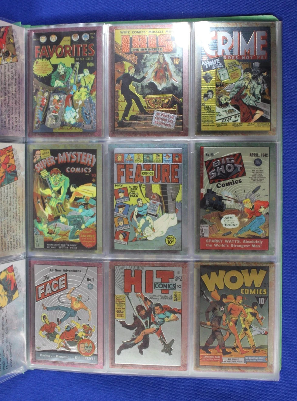 Comics Images 1995 The Golden Age of Comics Chromium Cards Set of 102 Cards