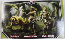 Load image into Gallery viewer, Marvel Legends: Savage Land Zabu, Shanna, and Ka-Zar Figure 3-Pack
