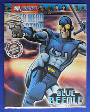 Eaglemoss DC Super Hero Collection Blue Beetle Lead Figurine & Magazine #34 FN