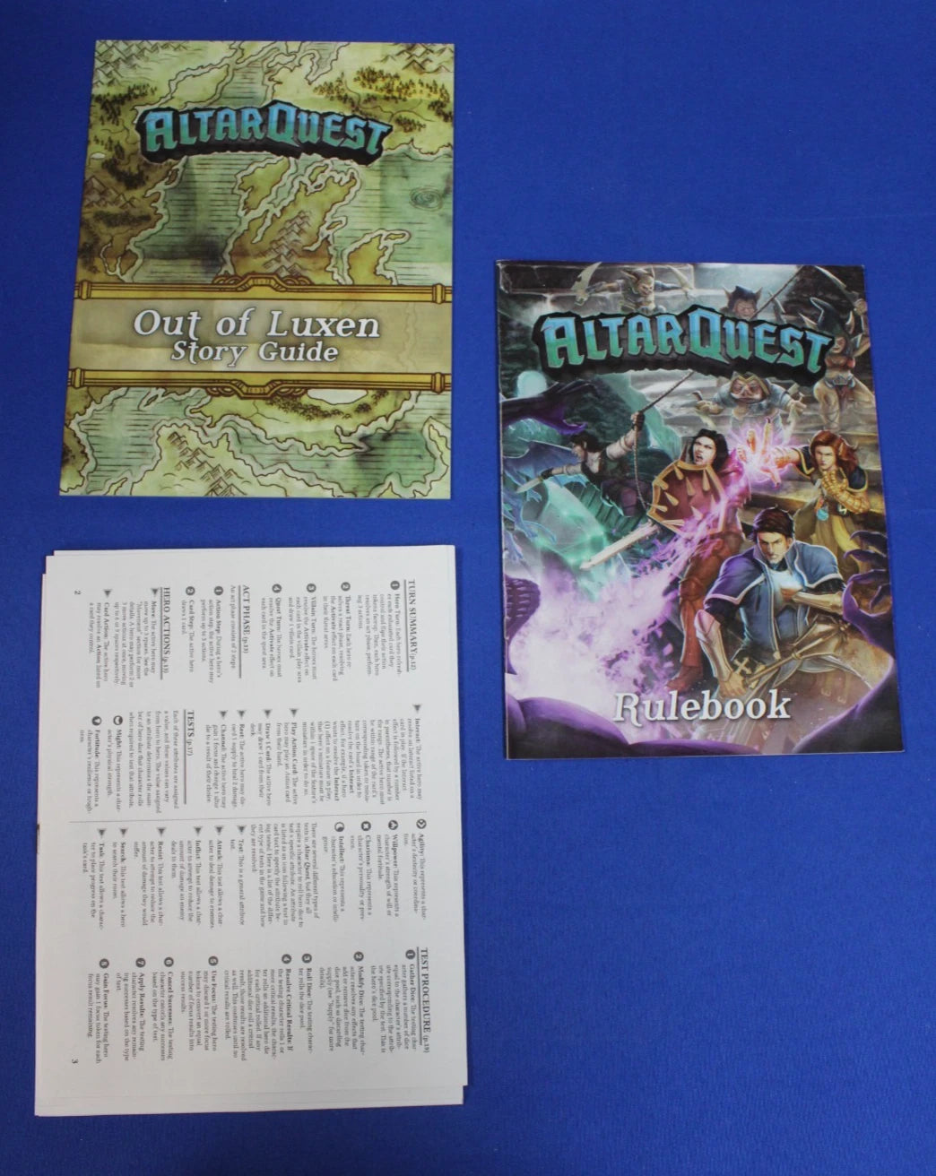 Blacklist Games 2020 Altar Quest KS Board Game + Expansion + Stretch Goals