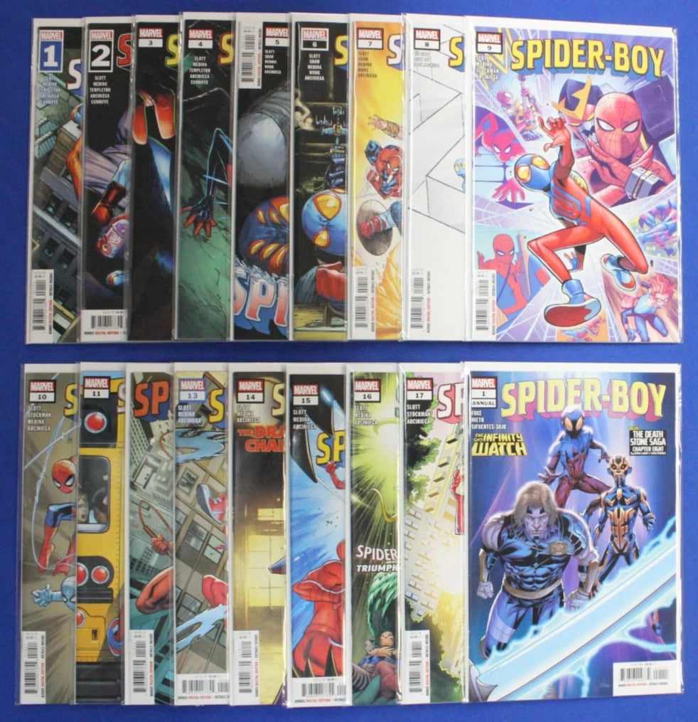 Spider-Boy #1-17 + Annual Lot of 18 VF/NM