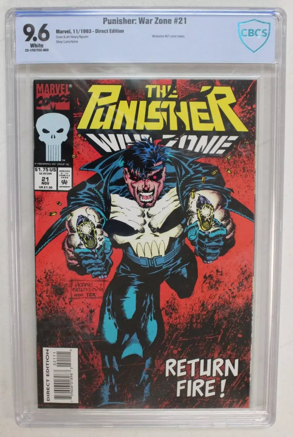 The Punisher: War Zone #21 CBCS 9.8 NM+
