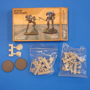 Fallout Wasteland Warfare Miniatures Lot of 6 - Robots, Zetans, & Legends of Vault 76 [Pre-Owned]
