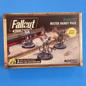 Fallout Wasteland Warfare Miniatures Lot of 5: Survivors, Robots, & Mojave Companions [Pre-Owned]