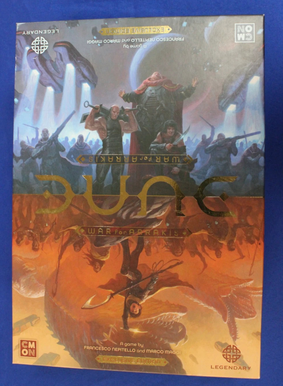 CMON Dune War for Arrakis + 2 Expansions + Playmat Lot of 4 Complete