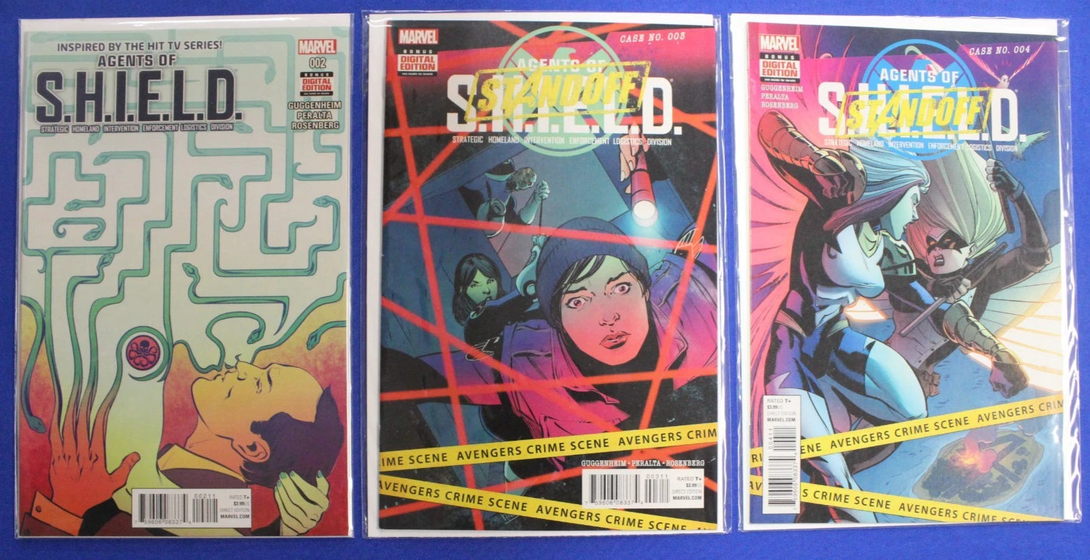 SHIELD #1-12 & Agents of SHIELD #1-10 Complete Sets + Art Print VF/NM