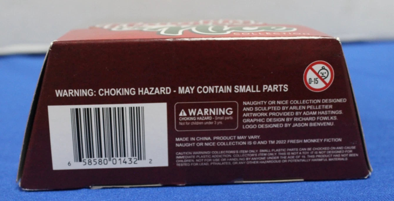 BBTS Fresh Monkey Naughty or Nice Collection Zombie Santa Figure Complete in Box