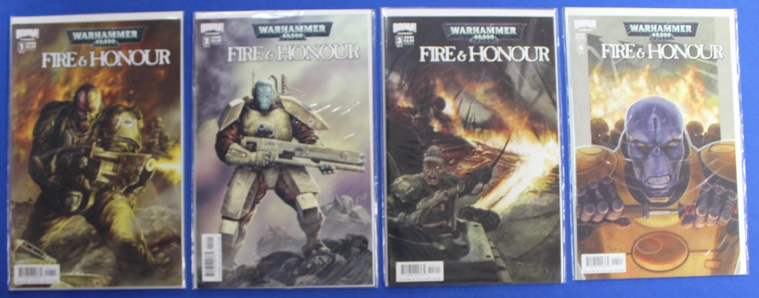 Warhammer 40K Fire & Honour #1-4 Complete Set VF/NM