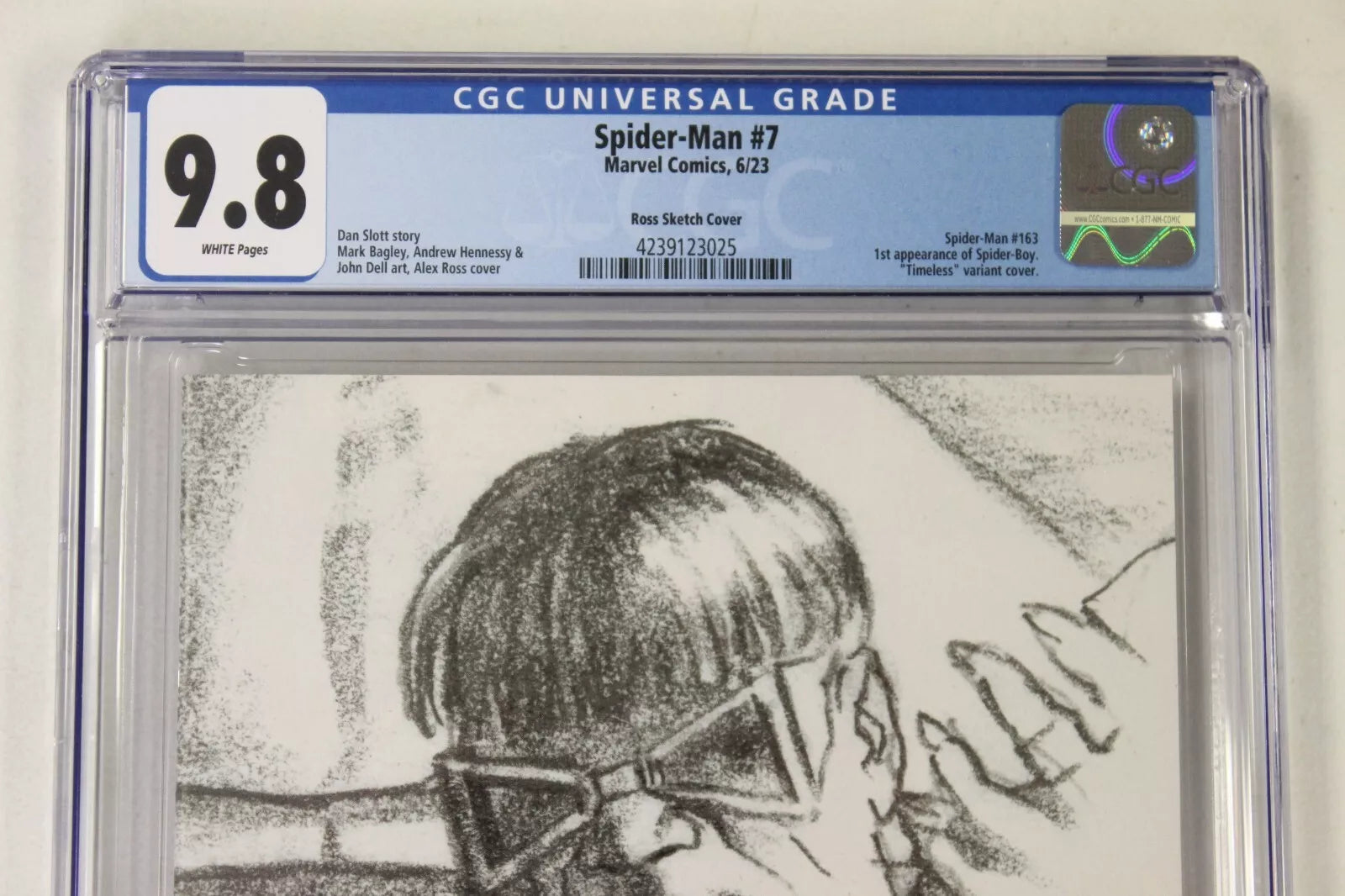 Spider-Man #7 1:100 Alex Ross Timeless Variant CGC 9.8 NM/M