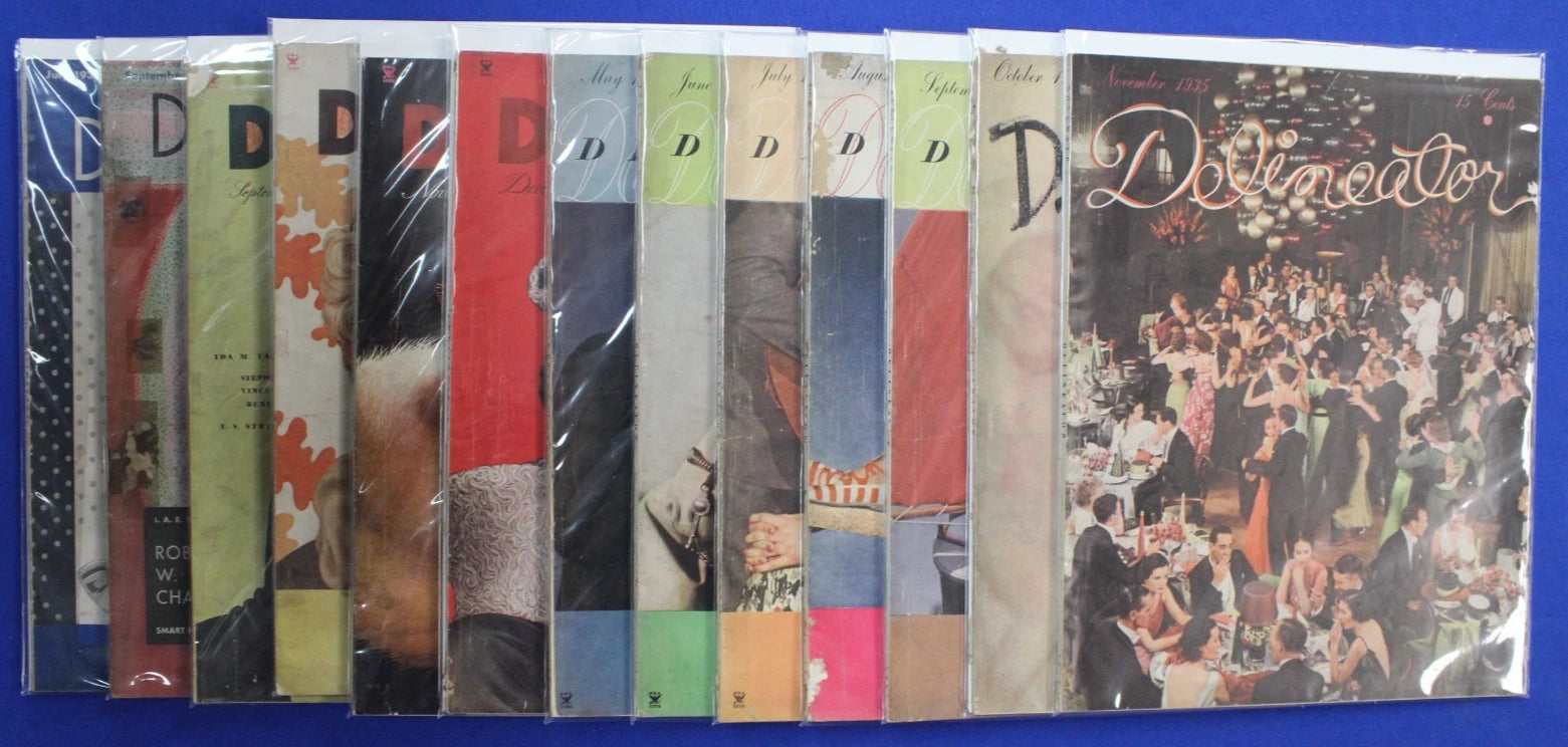 Delineator Magazine Lot of 13 VG