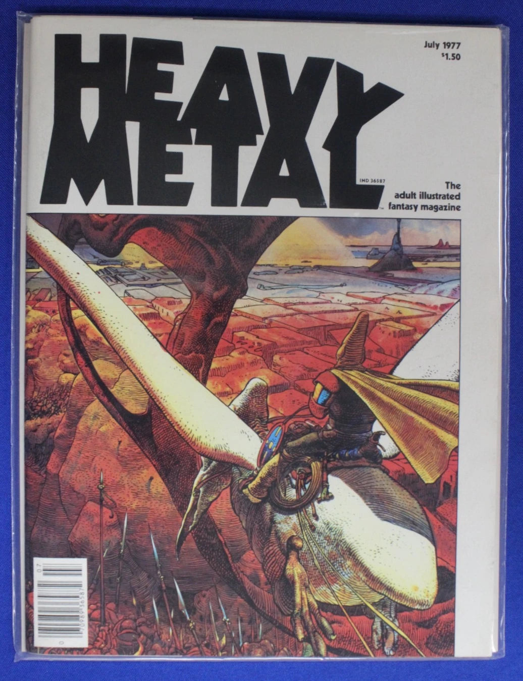 Heavy Metal Magazine #3 4 6 7 Lot of 4 FN