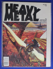 Heavy Metal Magazine #3 4 6 7 Lot of 4 FN