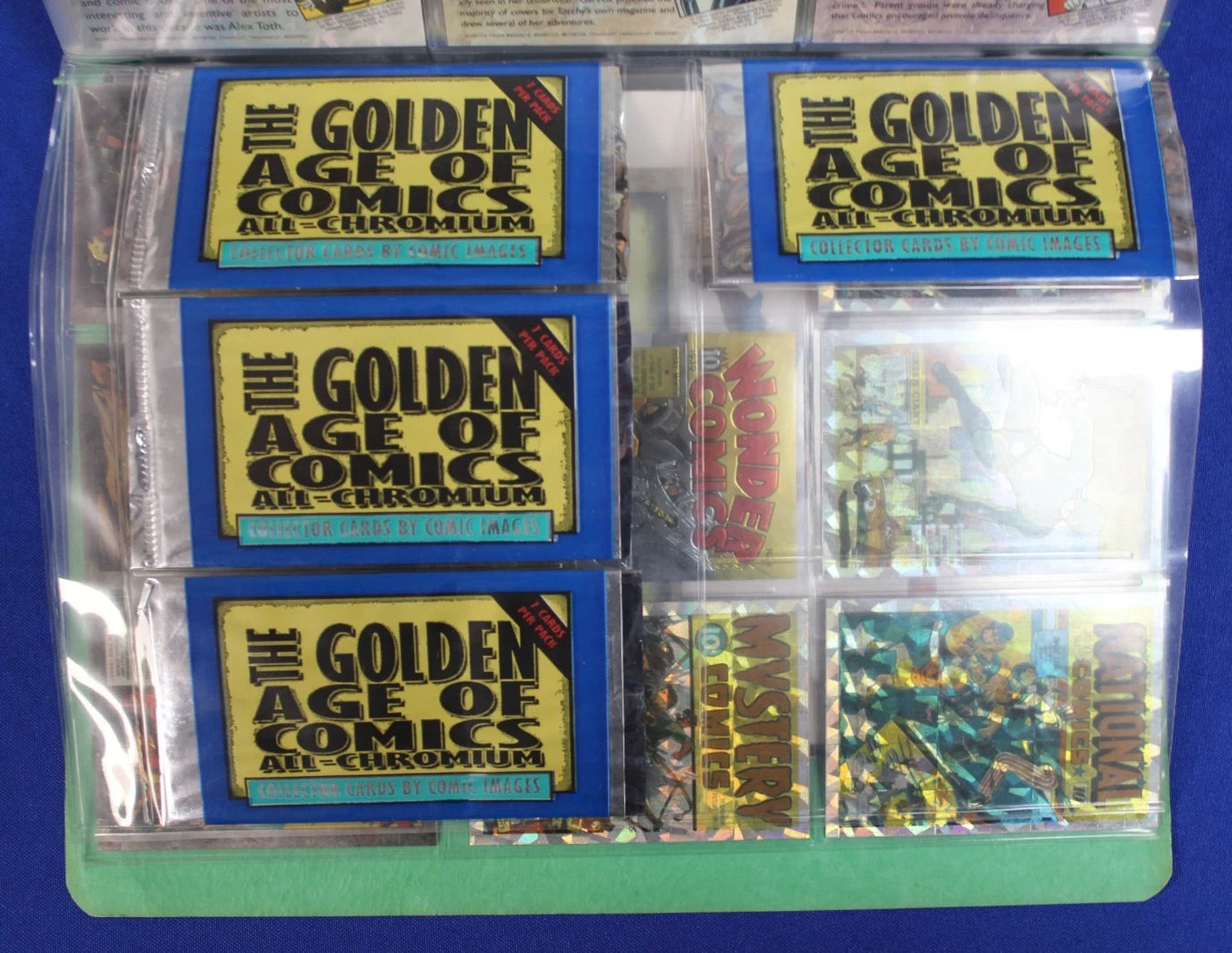 Comics Images 1995 The Golden Age of Comics Chromium Cards Set of 102 Cards