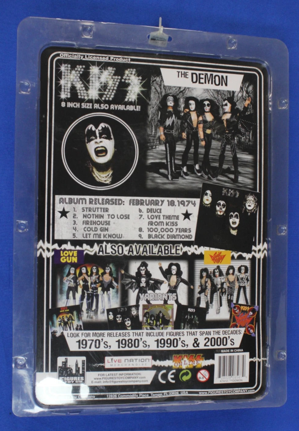 KISS Debut Album 12" Figures Lot of 4