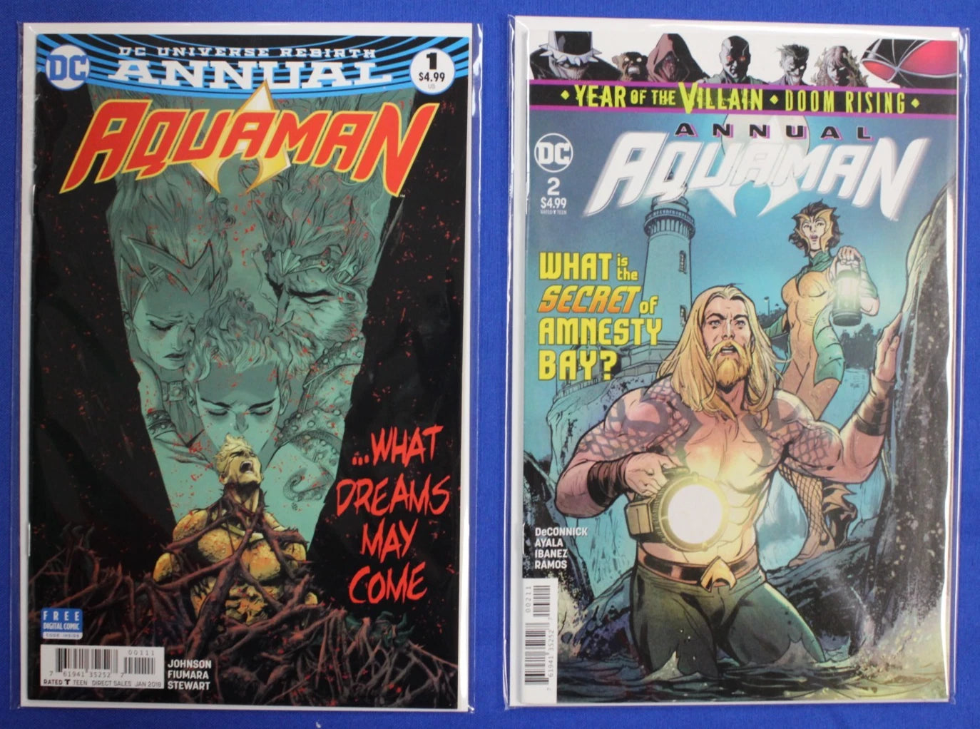 Aquaman #1-60 + Annuals & Rebirth Near Complete Set VF-VF/NM