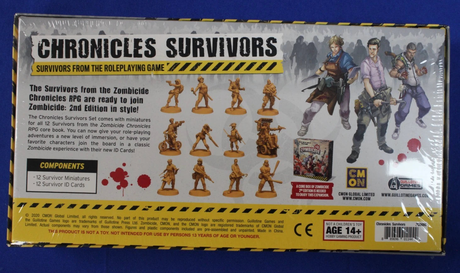C-MON Zombicide 2nd Edition Kickstarter Game Bundle Set of 12 New and Sealed