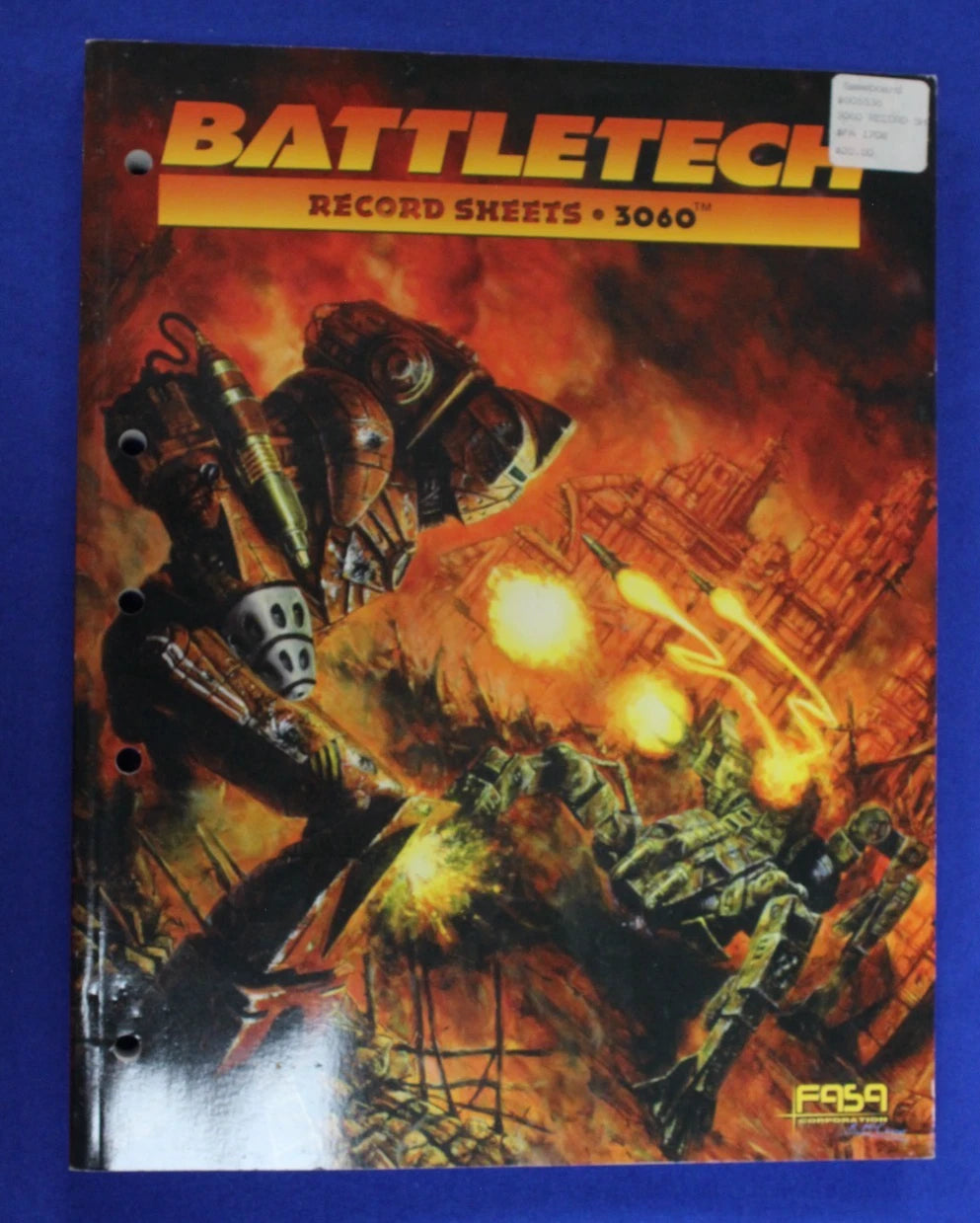 FASA Corporation Battletech Record Sheets Book Lot of 4