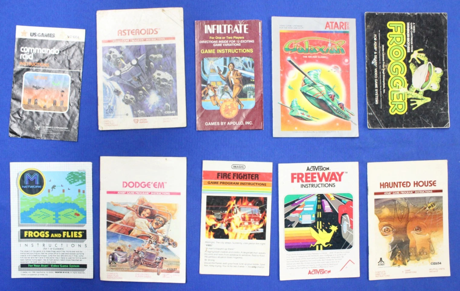 Lot of 54 Manuals Atari Sega Saturn Galoob Game Genie Sega Genesis