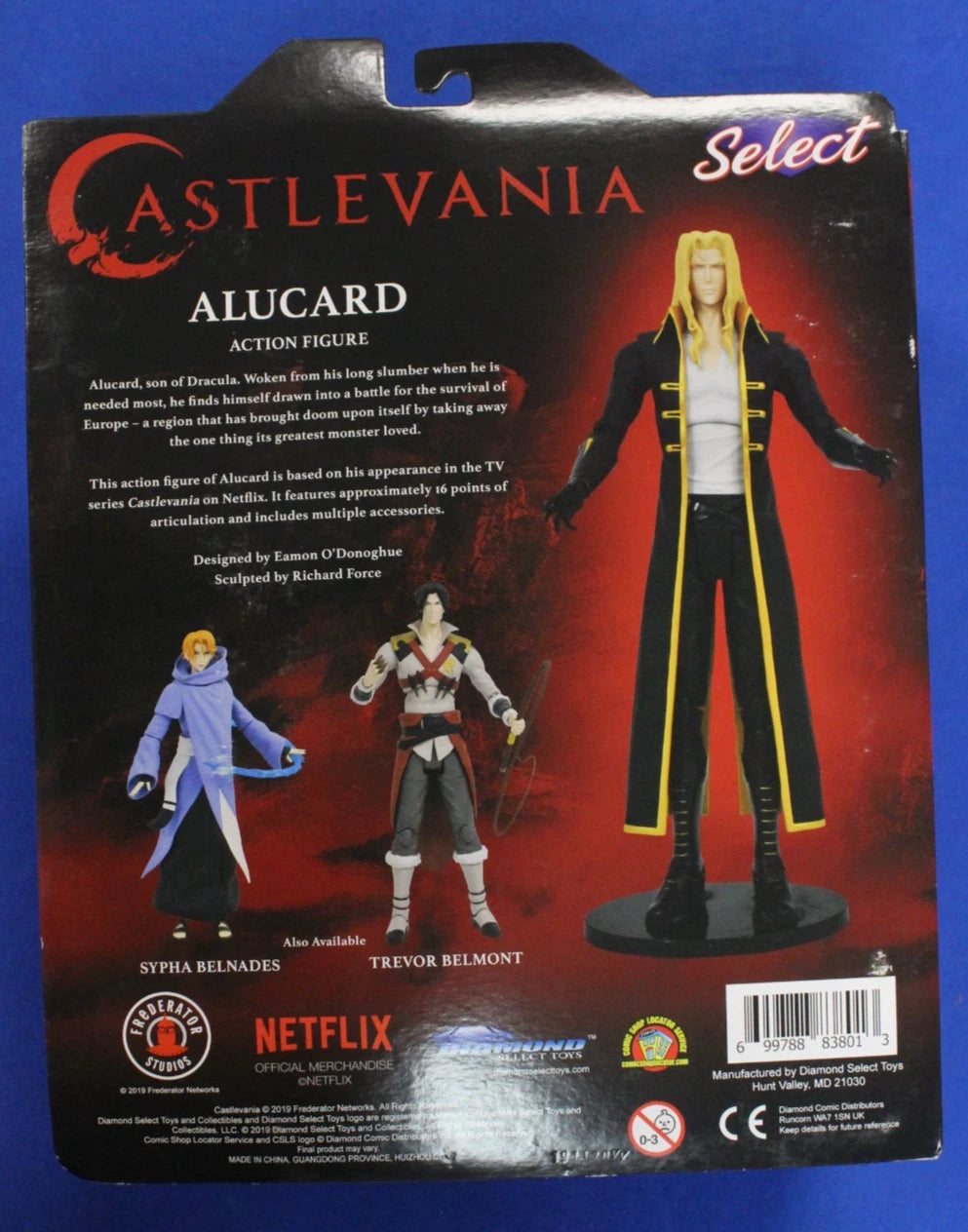 Diamond Select 2019 Castlevania Netflix Action Figure Lot of 3 Complete in Box
