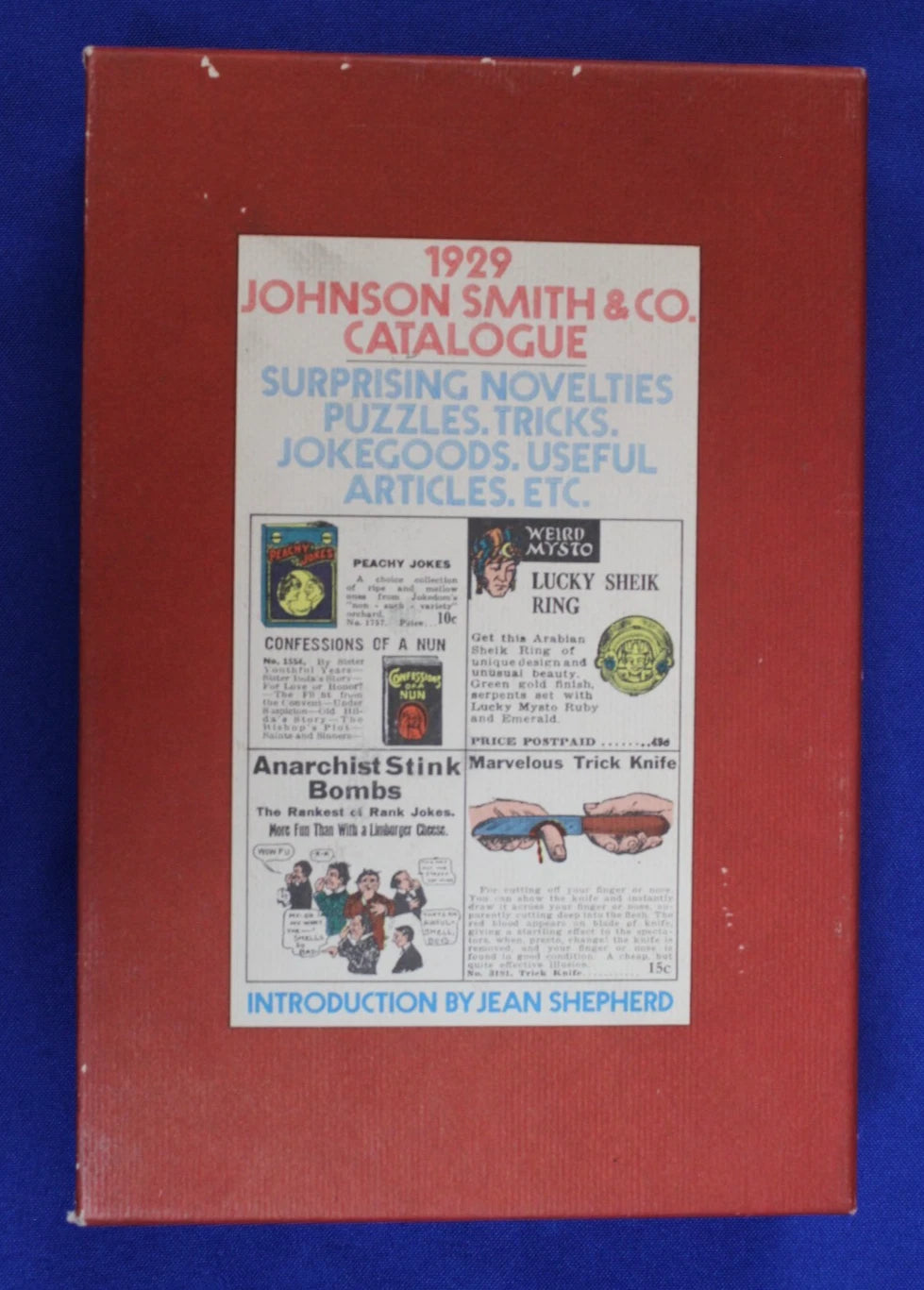 1929 Johnson Smith & Co. Catalogue 1970 Reprint With Slipcase Vintage Book