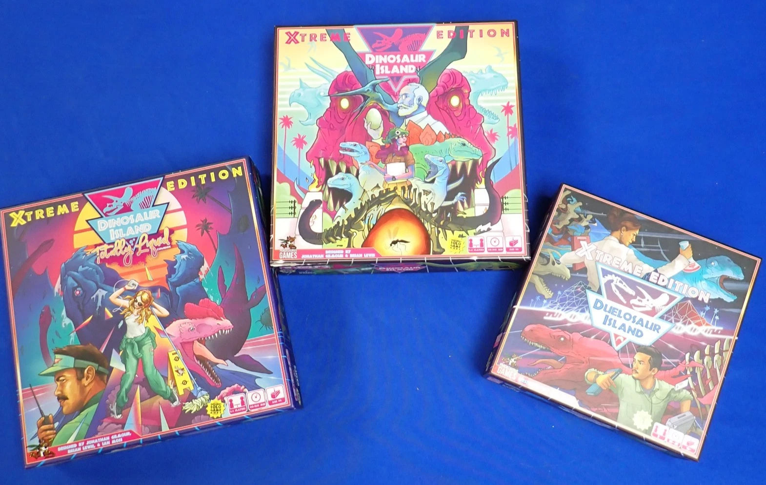Dinosaur Island Extreme Edition + Duelosaur & Totally Liquid Expansion KS Lot