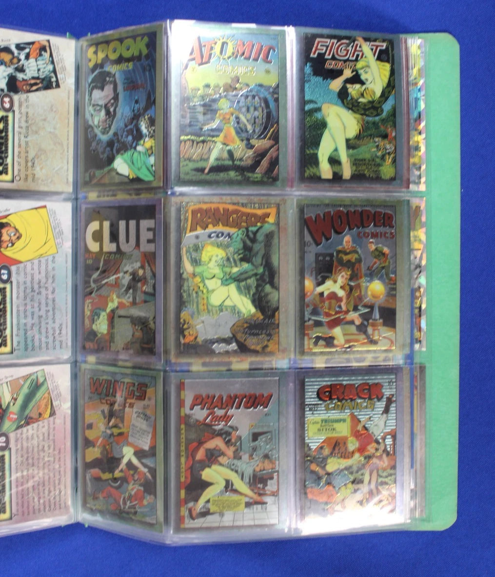 Comics Images 1995 The Golden Age of Comics Chromium Cards Set of 102 Cards