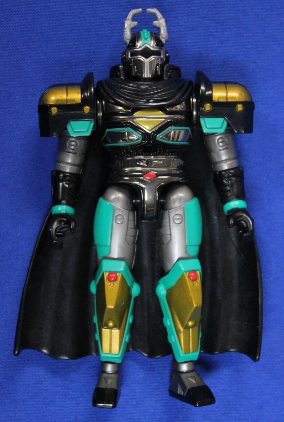 Bandai 1997 Mega Spectra Beetleborg Titanium Silver Figure Loose Complete
