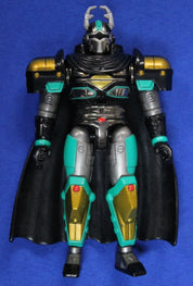 Bandai 1997 Mega Spectra Beetleborg Titanium Silver Figure Loose Complete