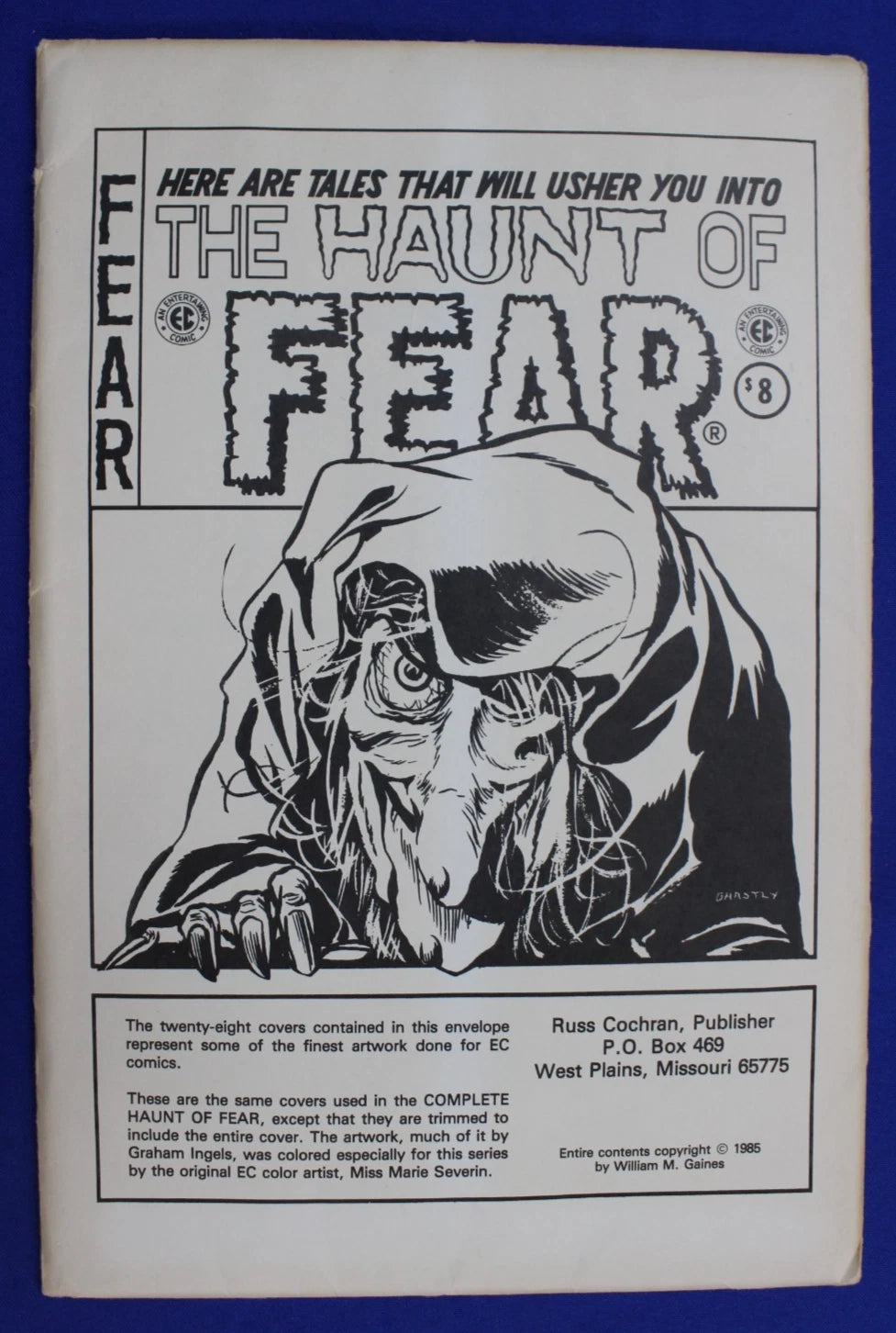 EC The Haunt of Fear Cover Portfolio Set of 30 Art Prints Ross Cochran