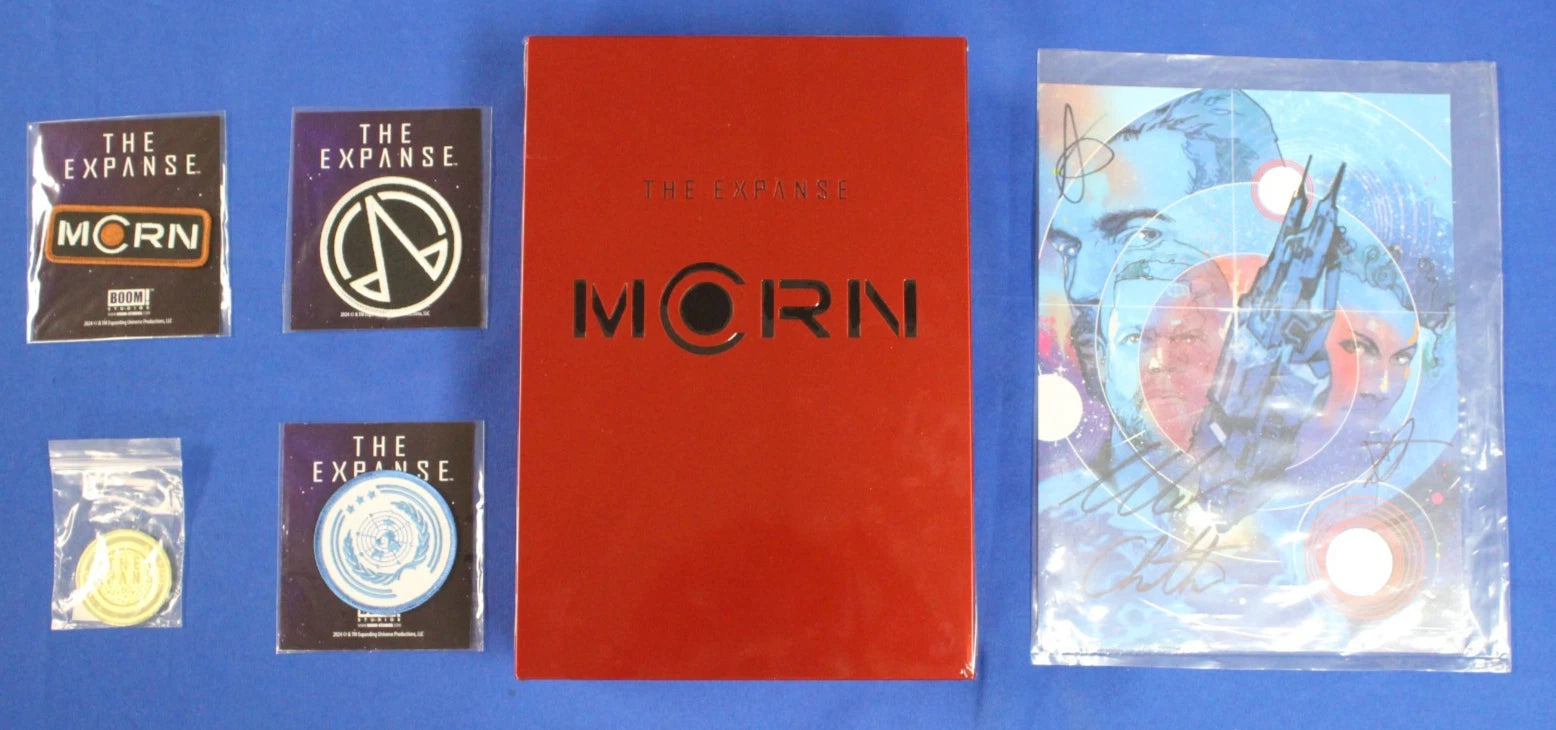 The Expanse Dragon Tooth Kickstarter Exclusive Red Metal Boxed Set + Extras