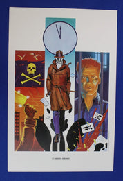 DC 1988 Watchmen Art Portfolio American & French Covers + Promotional Posters