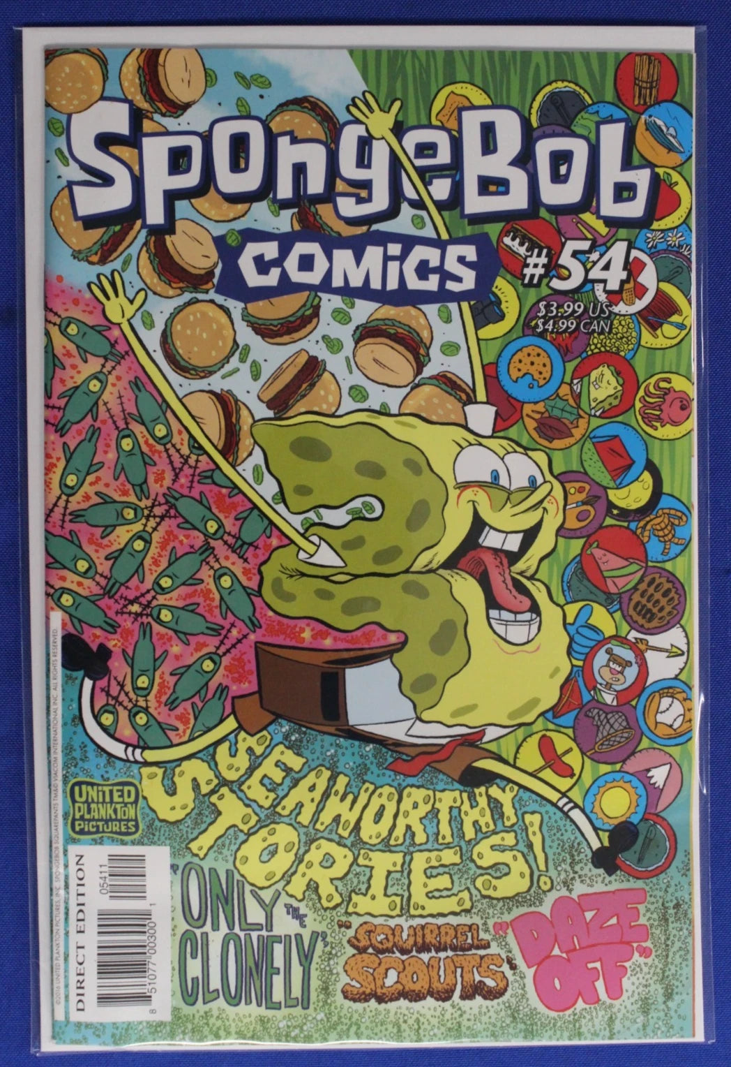 Spongebob Comics #50 52 53 54 Lot of 4