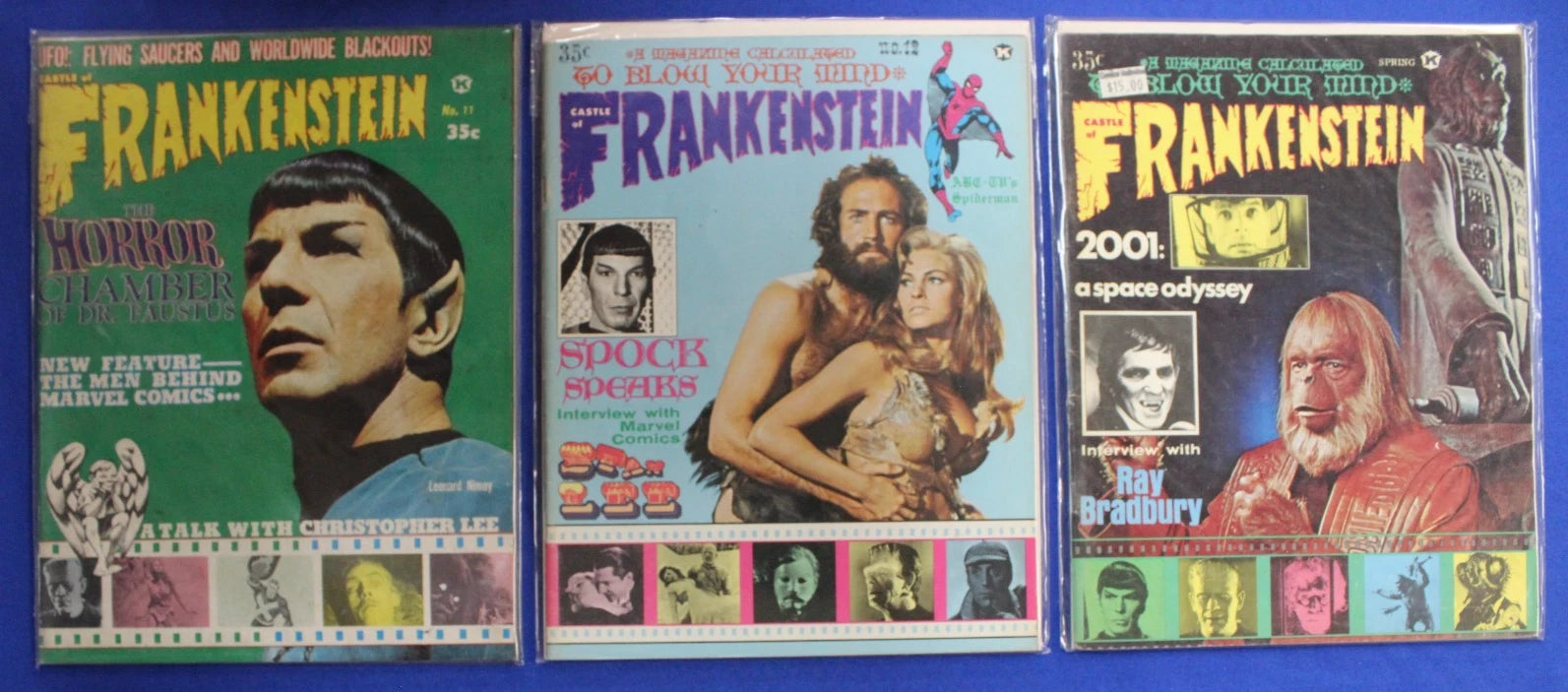 Castle of Frankenstein Magazine Lot of 21 FN