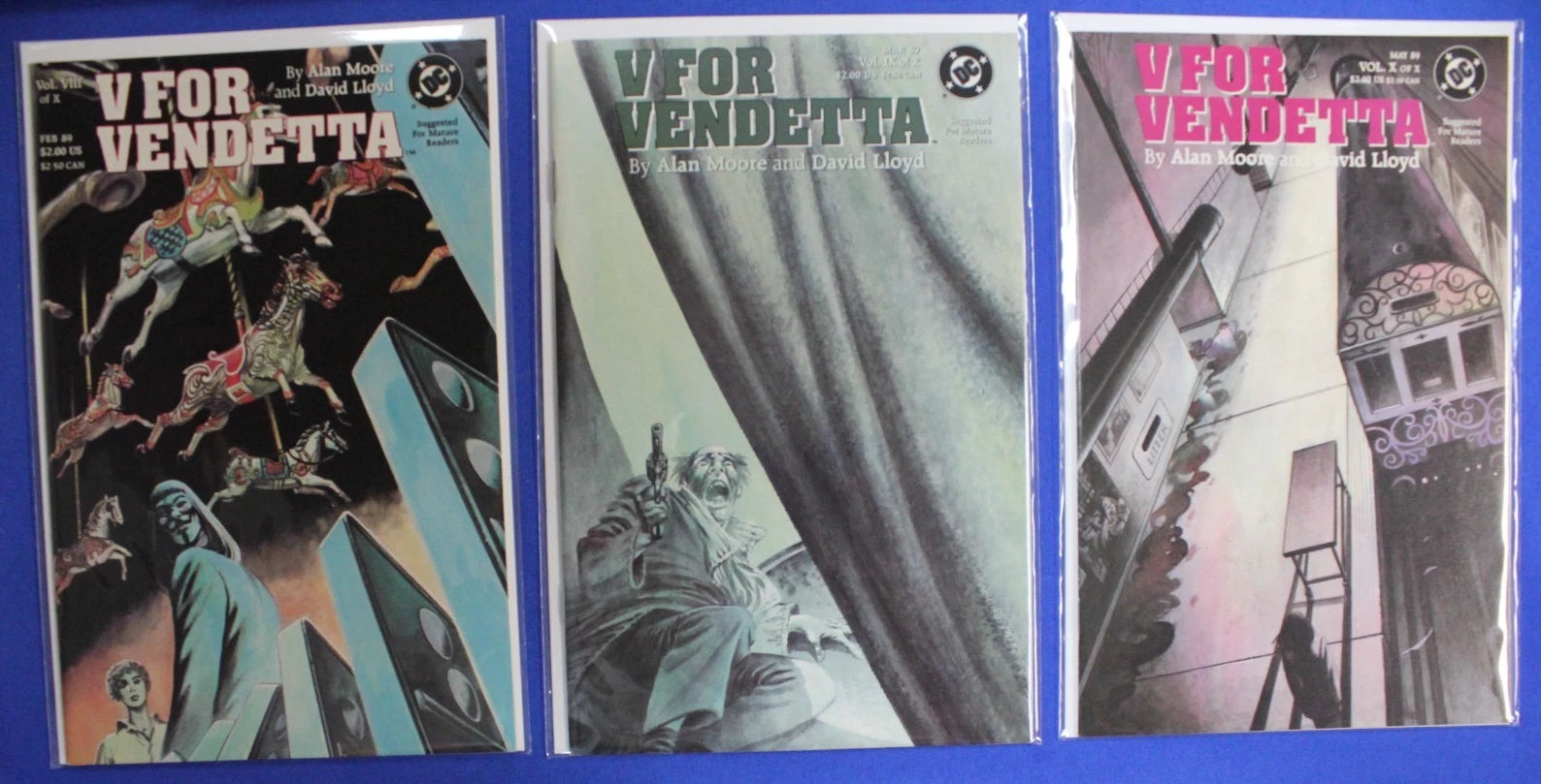 V for Vendetta #1-10 Complete Set NM-