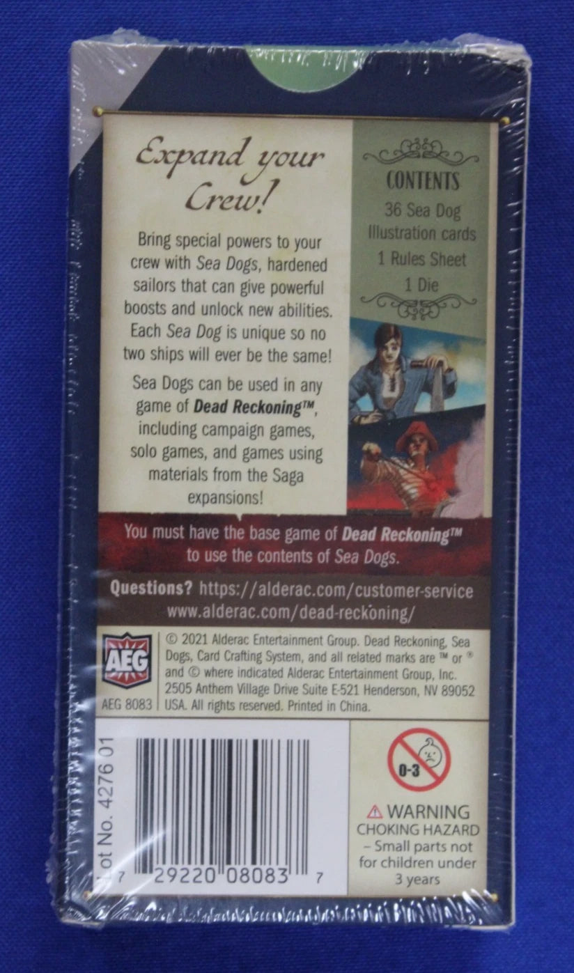 AEG 2021 Dead Reckoning Base Game + Deep Legends & Sea Dogs Expansions CIB