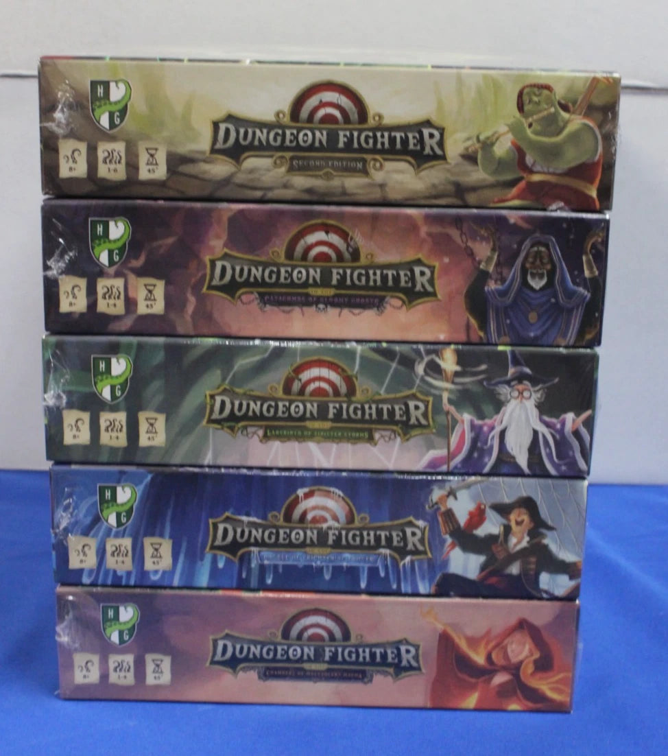 Horrible Guild 2021 Dungeon Fighter Second Edition + 4 Expansions Sealed in Box