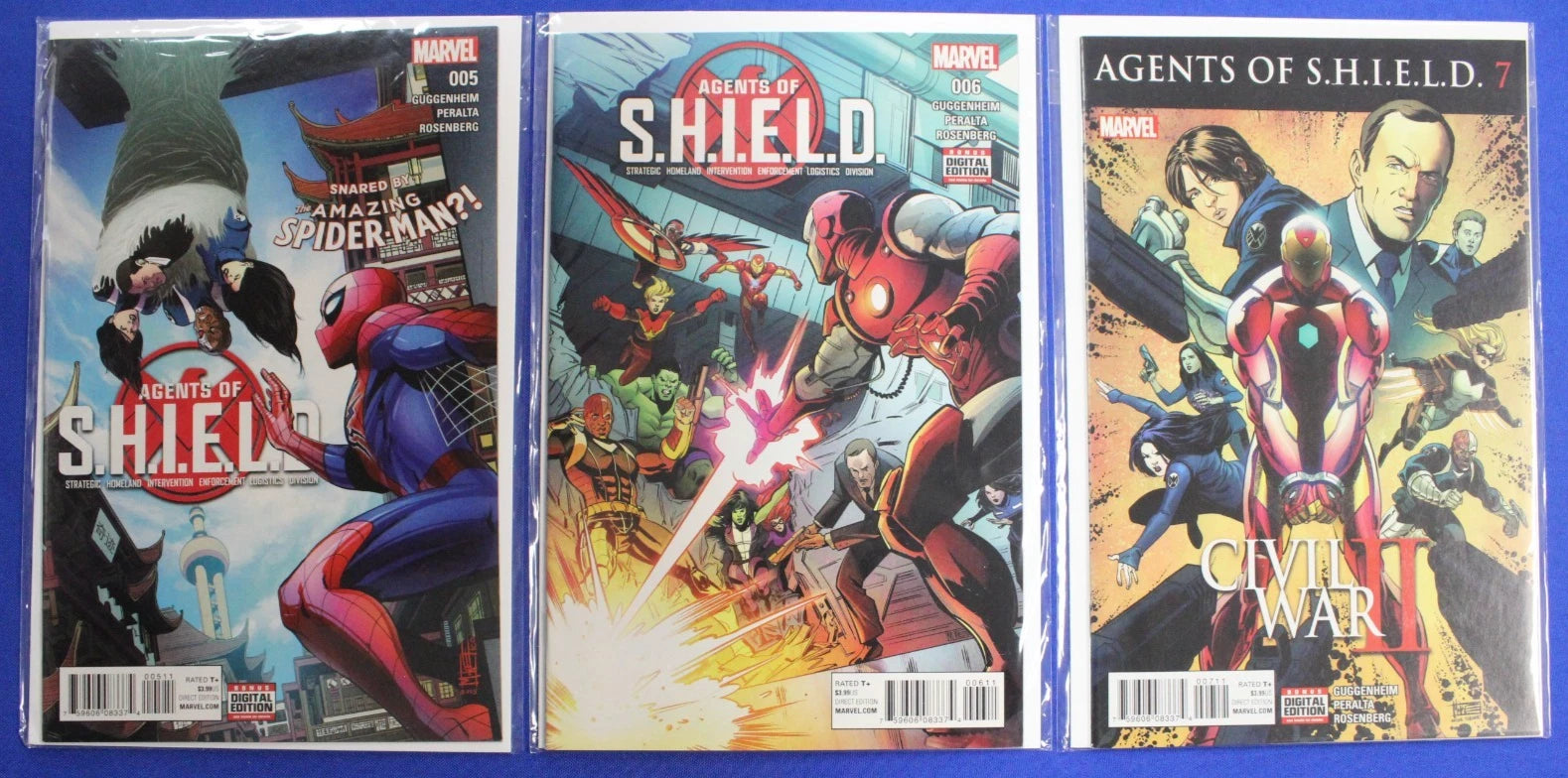 SHIELD #1-12 & Agents of SHIELD #1-10 Complete Sets + Art Print VF/NM