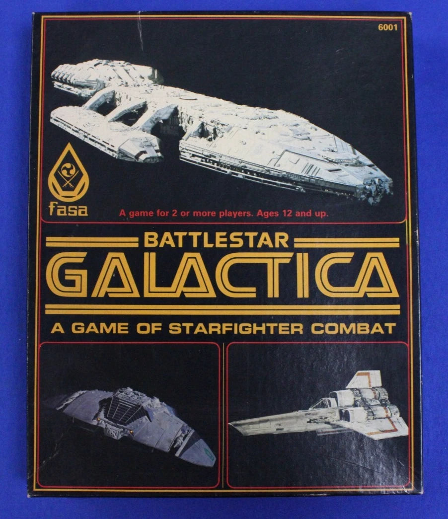 FASA 1979 Battlestar Galactica Starfighter Combat Board Game