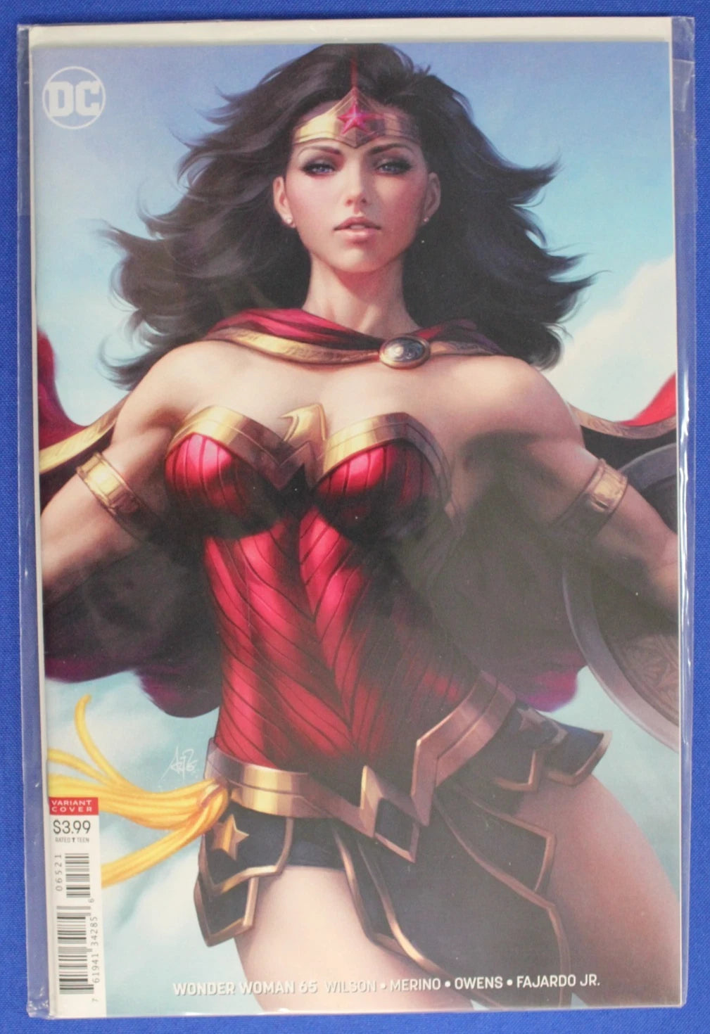 Wonder Woman Lot of 3 Artgerm Covers & 1 Kaare Andrews Variant VF/NM