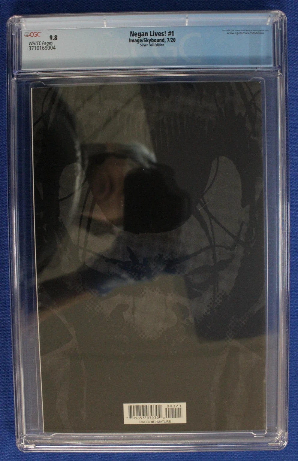 Negan Lives! #1 Silver Foil Variant CGC 9.8 NM/M