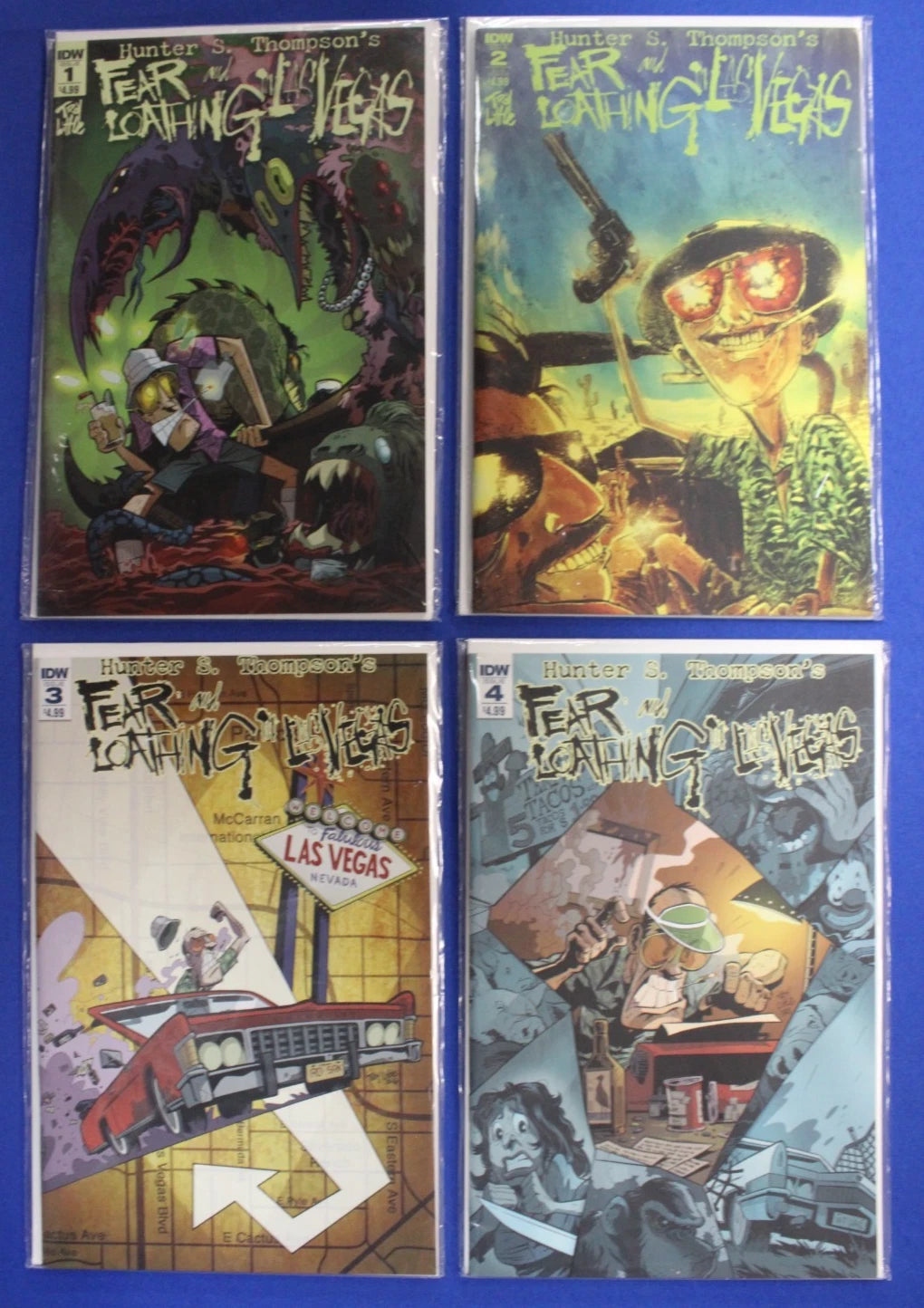 Hunter S. Thompson's Fear and Loathing in Las Vegas #1-4 Complete Set VF/NM
