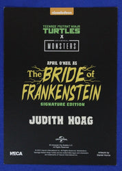 TMNT X Universal Monsters April O'Neil Bride of Frankenstein Signature Edition