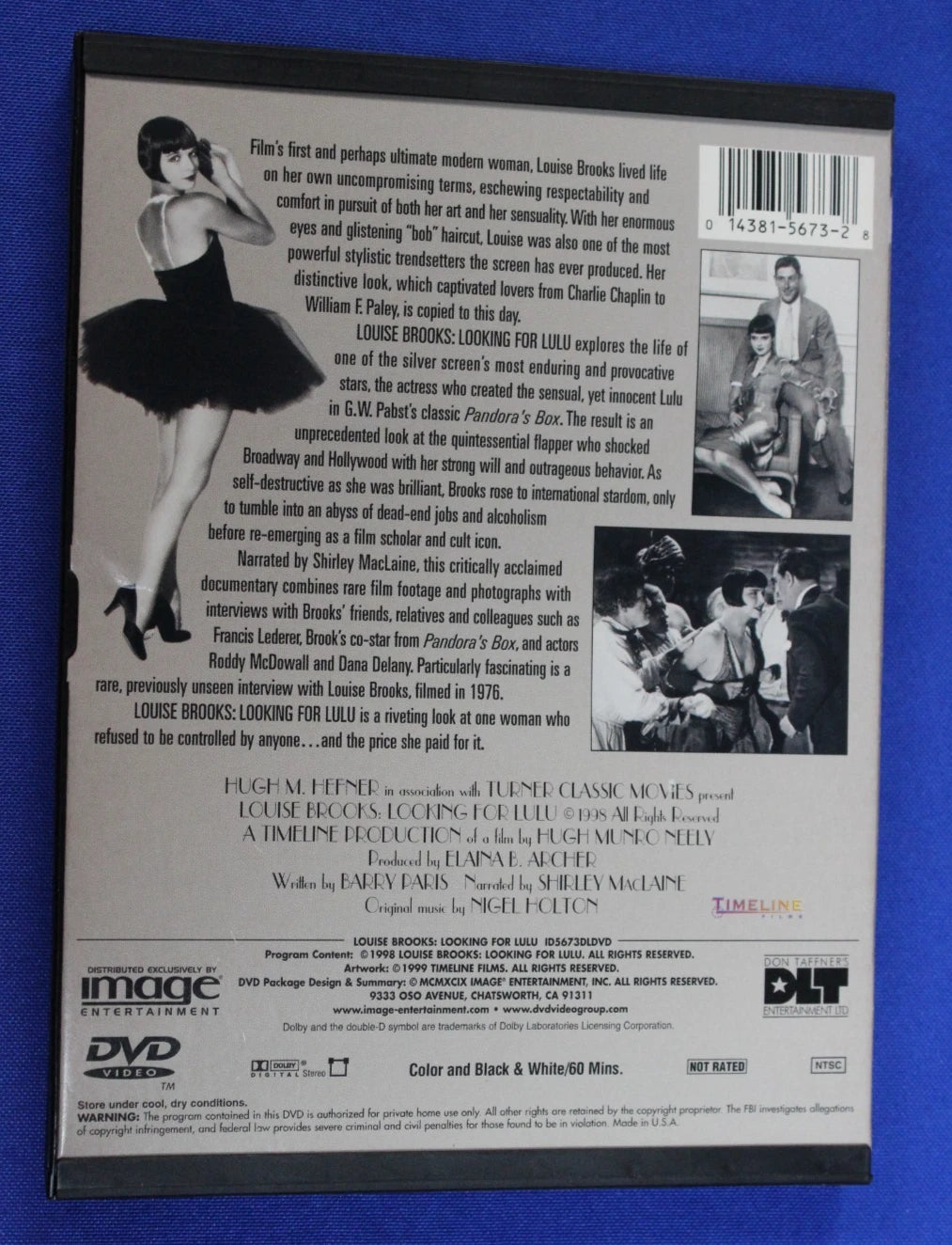 Turner Classic Movies Louise Brooks "Looking for Lulu" Documentary DVD