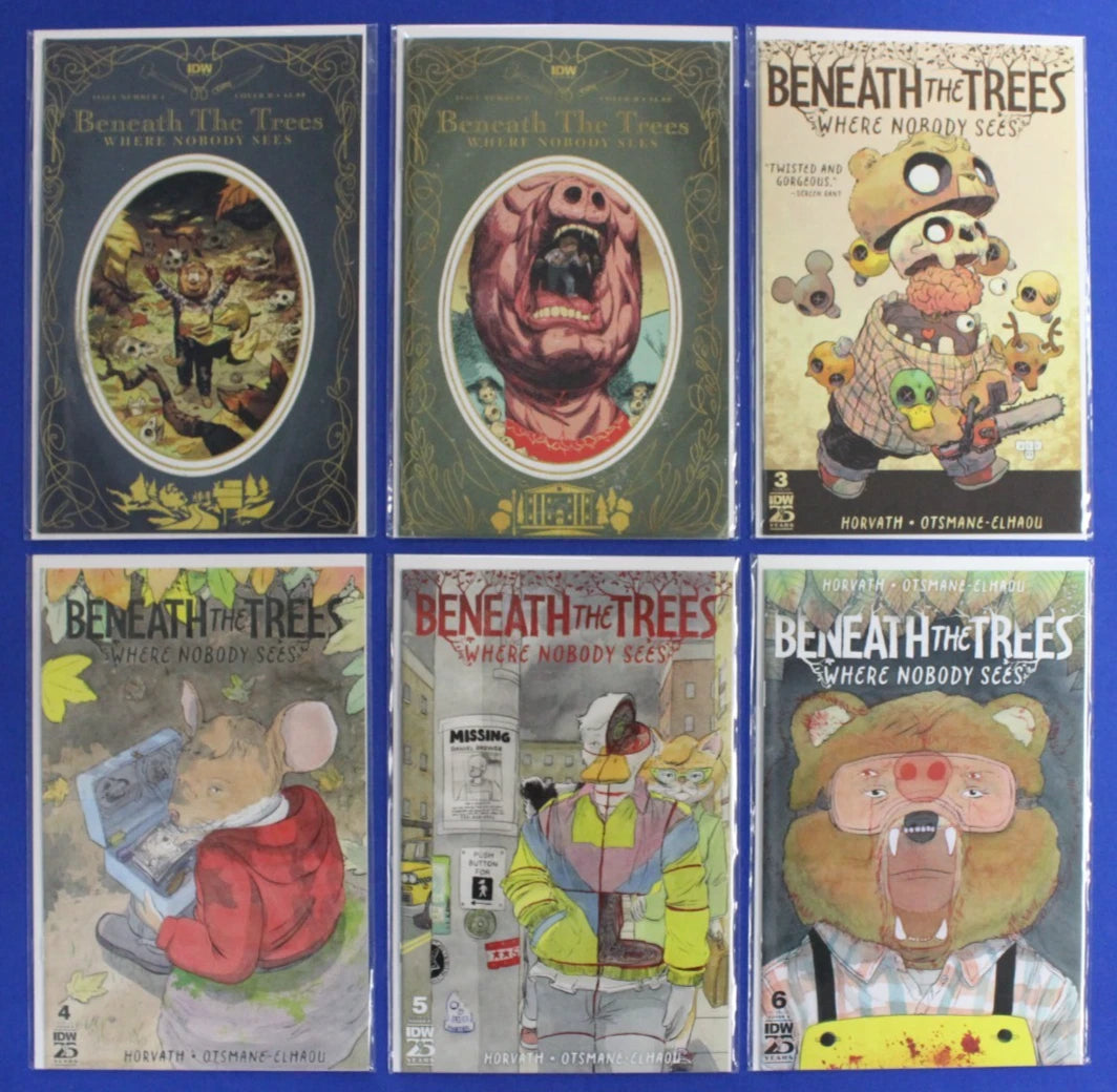 Beneath the Trees Where Nobody Sees #1-6 Complete Set VF-VF/NM