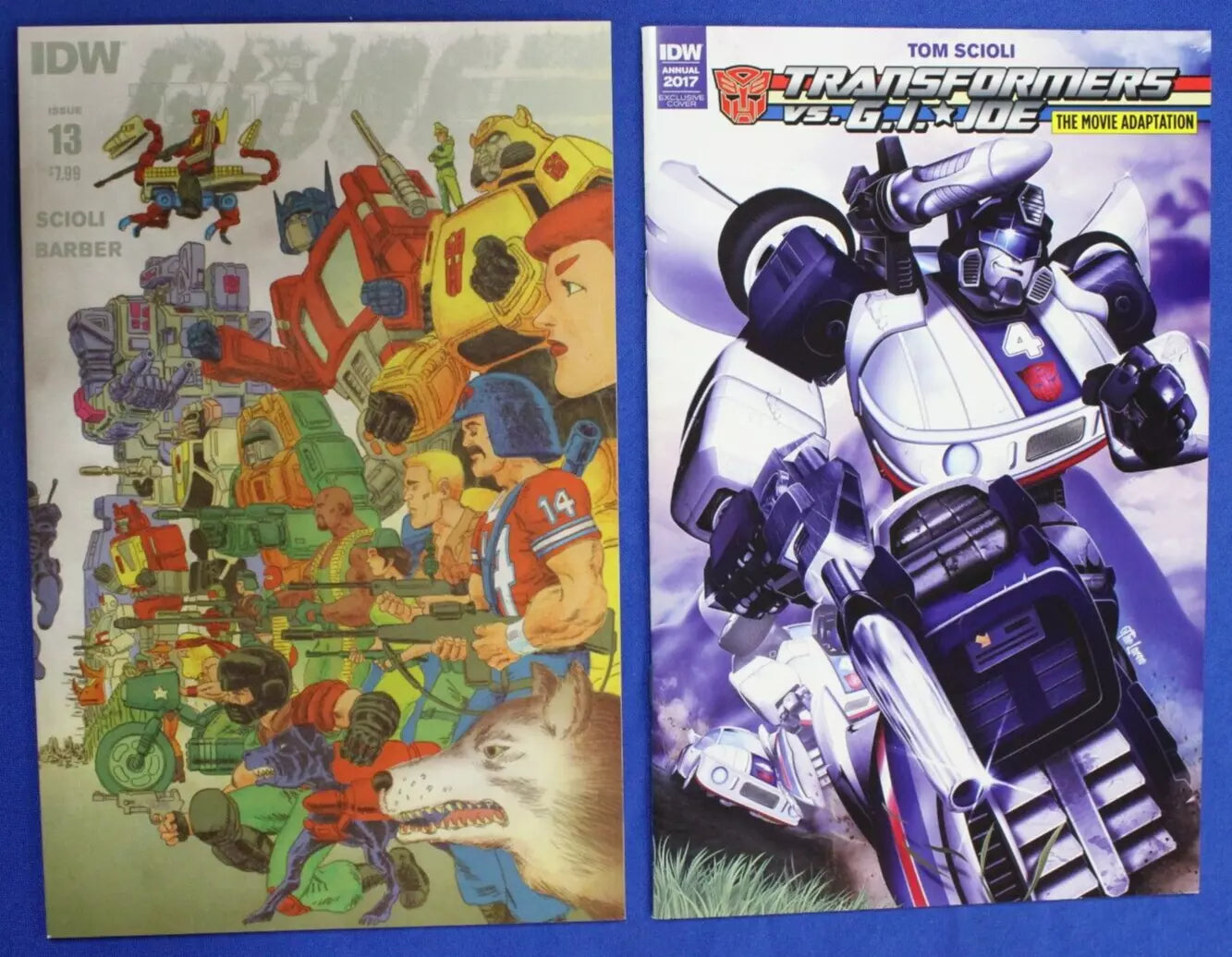 Transformers vs GI Joe #1-13 + Annual & Variants Complete Set Lot of 33 VF-VF/NM