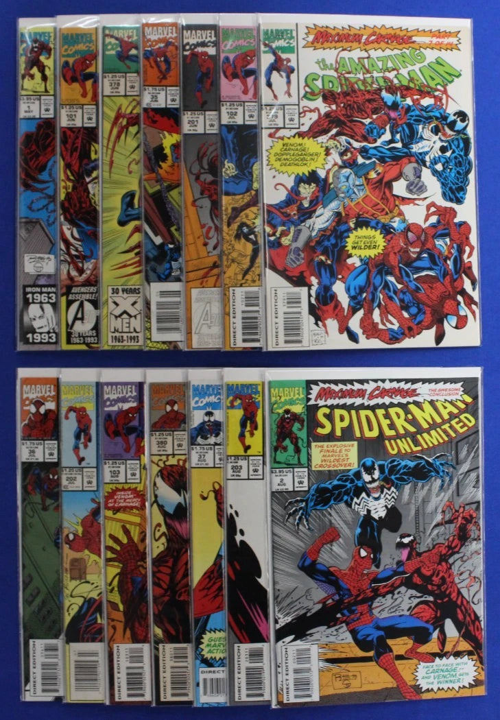 Maximum Carnage #1-14 Complete Set VF-VF/NM